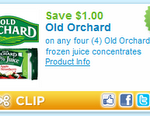 Printable Coupons:  Old Orchard, Glory Foods and More!