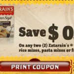 $.75/2 Zatarain’s Coupon – Great for Black Bean Enchiladas