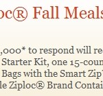 Ziploc – Free Fall Meals Gift Pack for the First 10,000