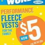 Old Navy:  $5 Fleeces on Saturday