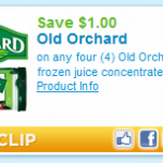 Printable Coupons:  Old Orchard Juice Concentrate