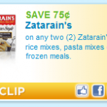 New Printable Coupons:  Coldstone, Zatarain’s, Del Monte and more.