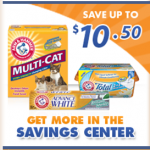 Up to $10.50 in Arm & Hammer Coupons