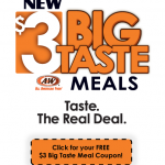 A & W Restaurant $3 Coupon