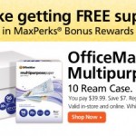 Office Max:  Free 10-Ream Multi-Purpose Paper (includes shipping!)