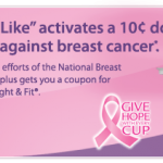 $1 Off Dannon Light & Fit and Help in Fight Against Breast Cancer