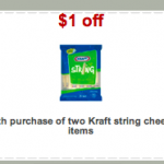 Target:  FREE Kraft String Cheese