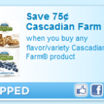 New Printable Coupons:  Cascadian Farms, Voskos, Newman’s Own and more!