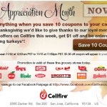 Cellfire:  Clip 10 Coupons, Get $1 off Next Visit