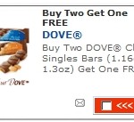 California Pizza Kitchen, Dove and Butterfinger Candy Coupons