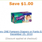 Pampers Diapers and Easy Ups for as low as $.0.08 per Diaper