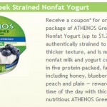 Kraft First Taste:  Free Athenos Greek Yogurt