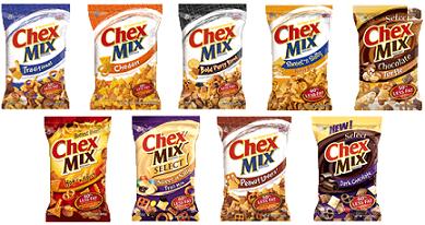 Chex Mix Collage