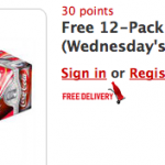 Free 12-pack of Coke with 30 points from MyCokeRewards