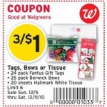 Walgreens: Hallmark Tissue Paper Free + Overage!