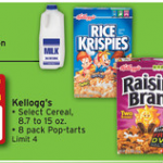 Walgreens:  Kellogg’s Cereal Deal Only $.99/box