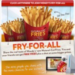 Free Wendy’s Natural Cut Fries