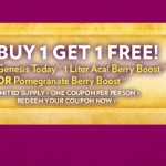 Genesis Berry Boost Buy One Get One Free Coupon for Walgreens (Facebook)