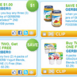 Rare Gerber Baby Food Coupons