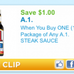 *HOT* $1 off A-1 Steak Sauce Printable