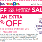 Babies R Us:  40% off Clearanced Clothes & Shoes + Free Reusable Shopping Bag