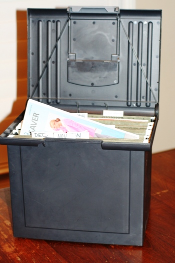 Coupon-file-box-system