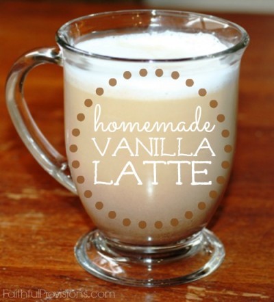 Homemade Vanilla Latte | Faithful Provisions