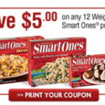 $5/$12 Weight Watchers SmartOnes Printable Coupons