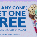 Baskin-Robbins: Buy One, Get One Free printable coupon