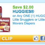 $2/1 Huggies Diaper Printable Coupon