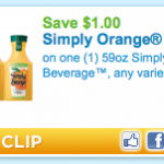 $1/1 Simply Orange Printable (Deal at Publix)