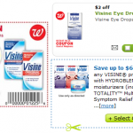 Walgreens:  $.49 for $14 in Visine Products