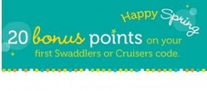 20 Bonus Points for Pampers Gifts to Grow program