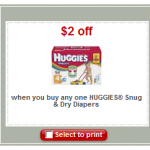 $2 Huggies Manufacturer Printable via Target