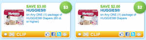 Printable coupons: Huggies Diapers, Reach Toothbrushes, and more