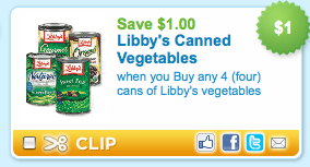 Libbys Canned Vegetables Printable Coupon