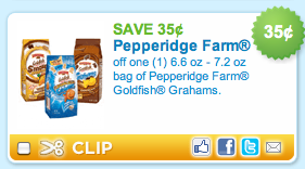 Kraft and Pepperidge Farms Goldfish Printable Coupon