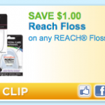 $1/1 Reach Floss Coupon – Free Floss