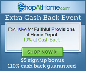 Home Depot 10% Cash Back on Shop at HOme