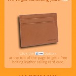 Free Hartmann Luggage Card Holder