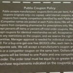 Publix Coupon Policy