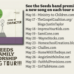 Seeds Blog Tour Schedule and Announcement