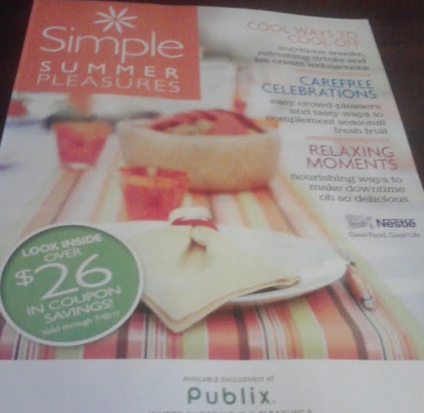 Simple Summer Pleasures coupon book found at Publix