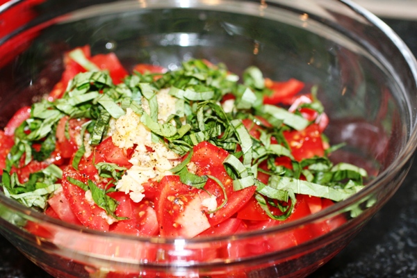 Tomato and Basil Bruschetta 