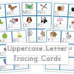 Free Uppercase Letter Tracing Cards Download