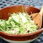 Cabbage Salad with Apples and Ginger Vinaigrette