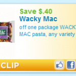 Printable Coupons: Wacky Mac, Dole, Green Giant, and Starkist