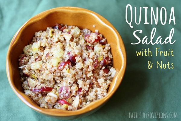 Quinoa Salad with Dried Fruit & Nuts