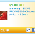 $1/1 Dove Promises Chocolate