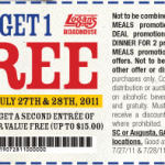 Logan’s Roadhouse BOGO Printable Coupon